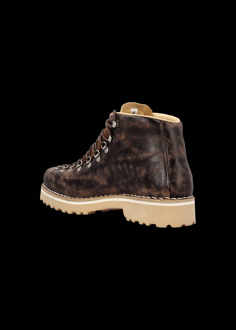 Luis Trenker Scarpa Alta In Pelle Modello Lupaul