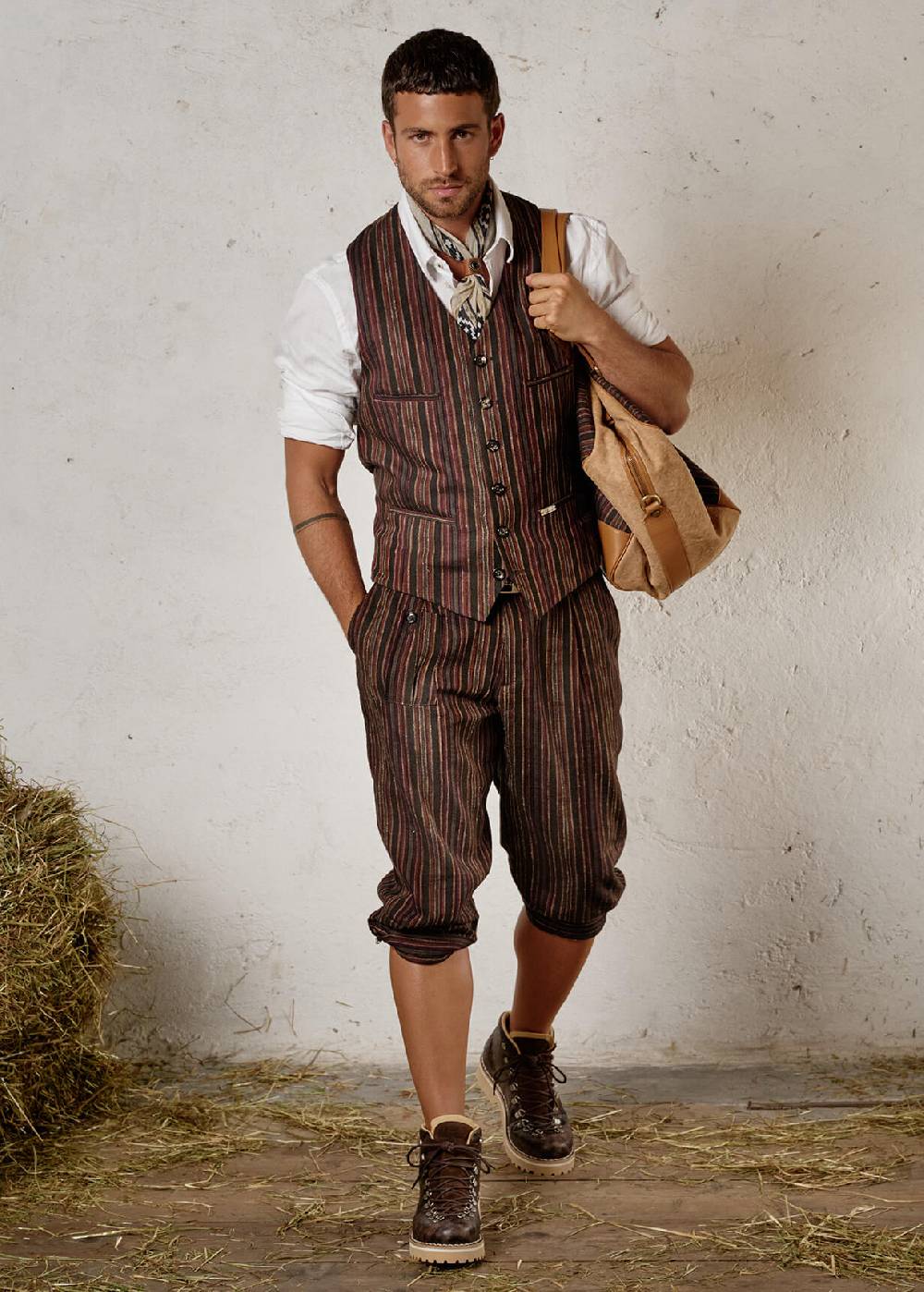 Luis Trenker Scarpa alta in pelle modello Lupaul