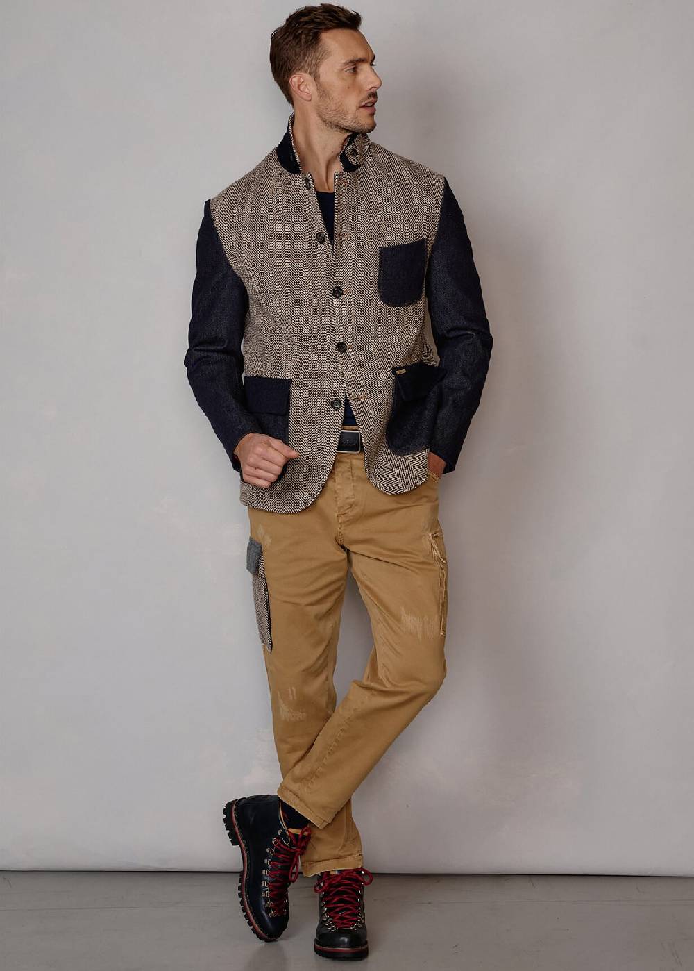 Luis Trenker Scarpa alta in pelle modello Lupaul