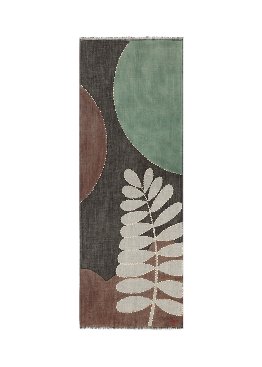 Luis Trenker Sciarpa di lana modello Luarbana