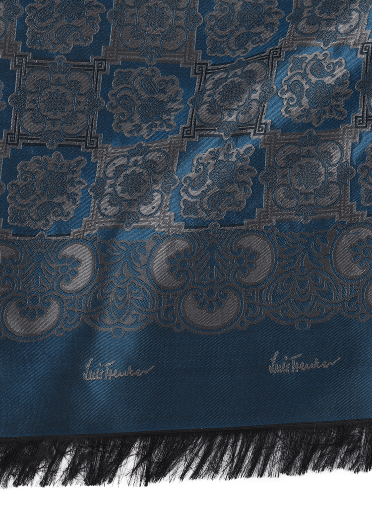 Luis Trenker Sciarpa Di Seta Modello Lufranzi
