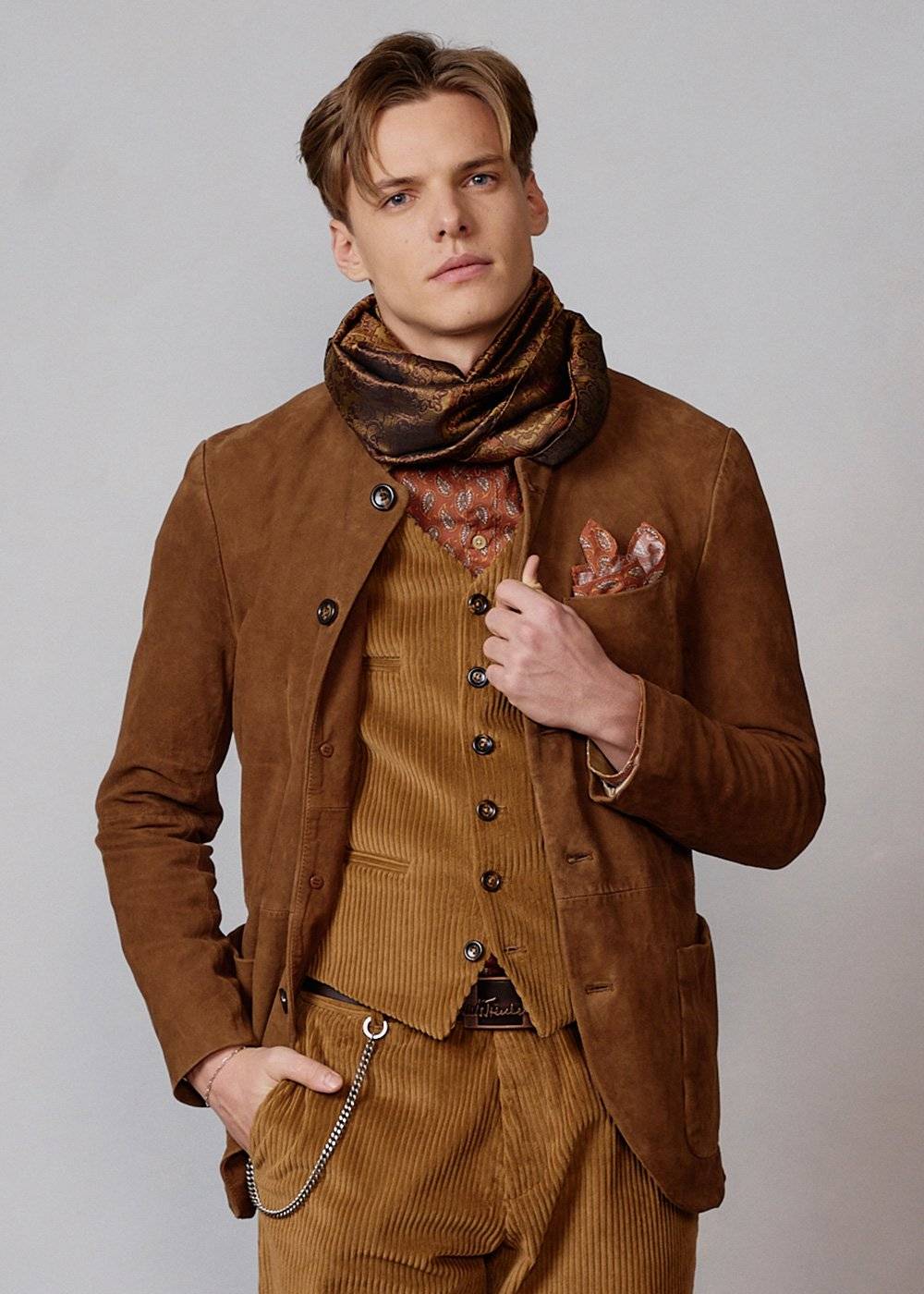 Luis Trenker Sciarpa di seta modello Lufranzi