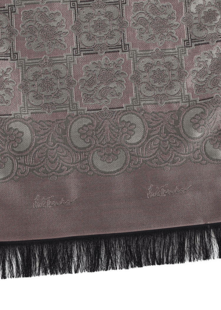 Luis Trenker Sciarpa Di Seta Modello Lufranzi