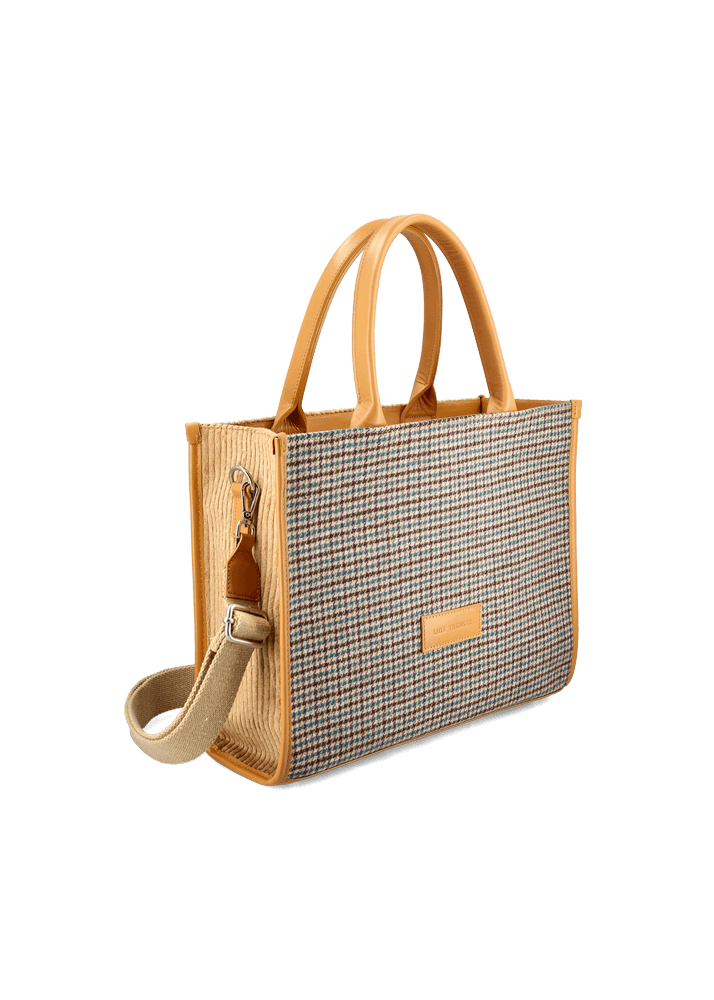Luis Trenker Shopper In Mix Di Materiali Ludol