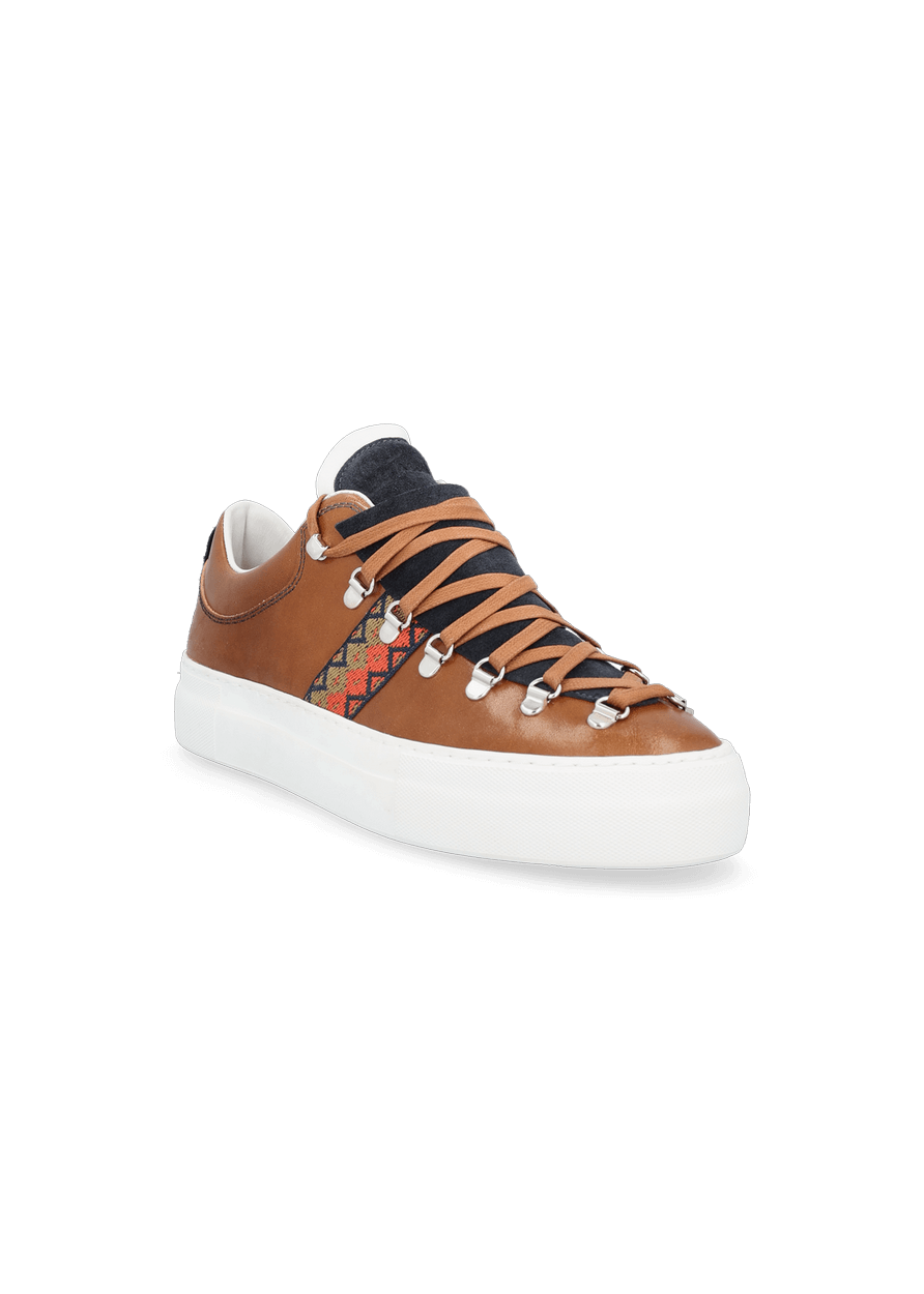 Luis Trenker Sneaker In Pelle Modello Luleon