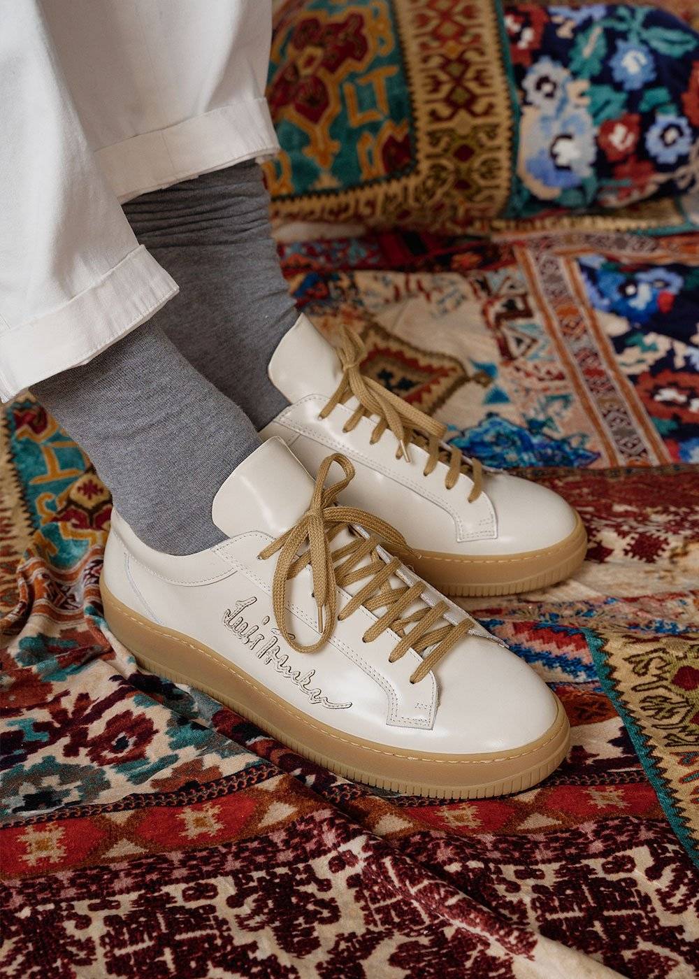 Luis Trenker Sneaker In Pelle Modello Lupintros