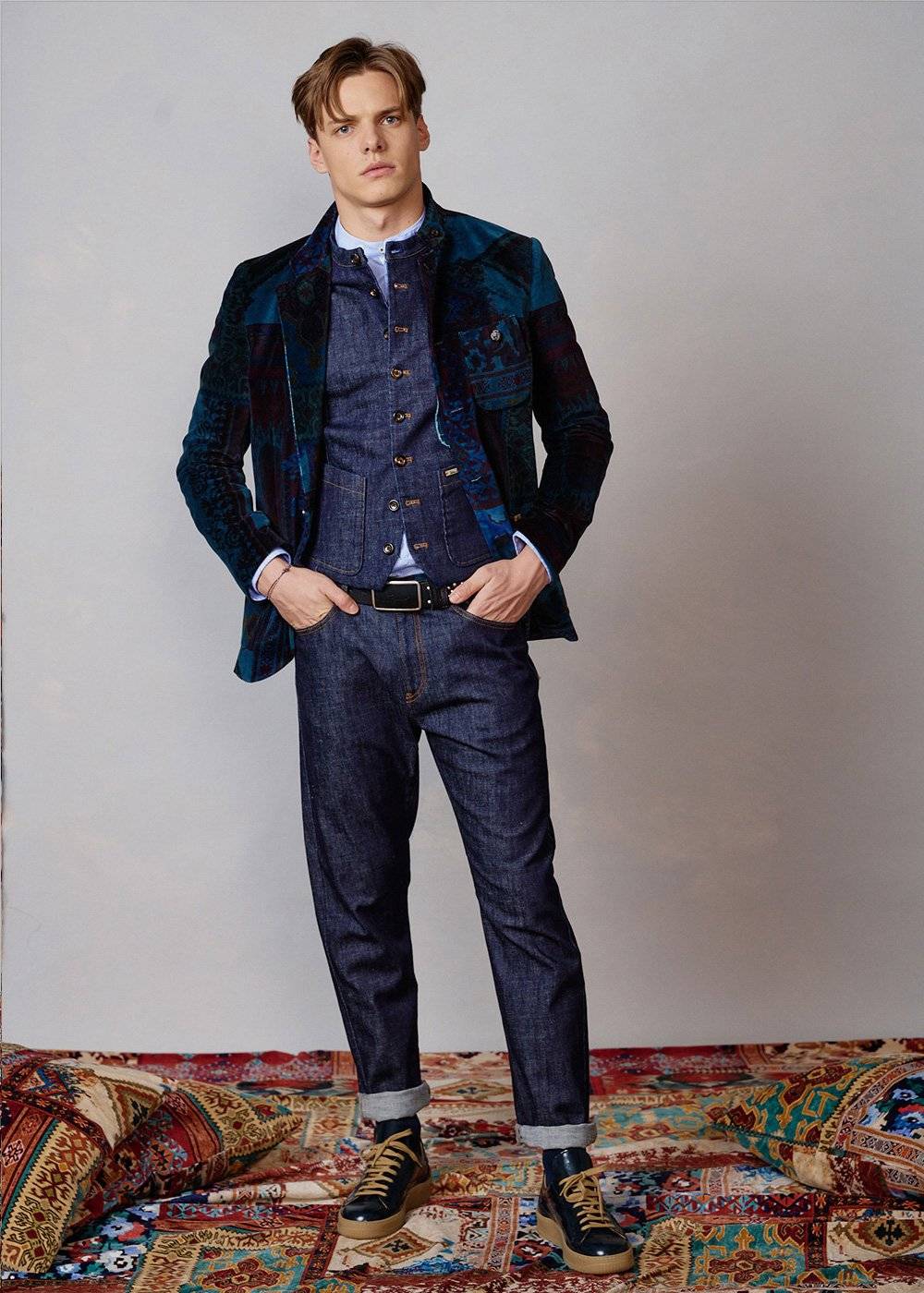 Luis Trenker Sneaker in pelle modello Lupintros