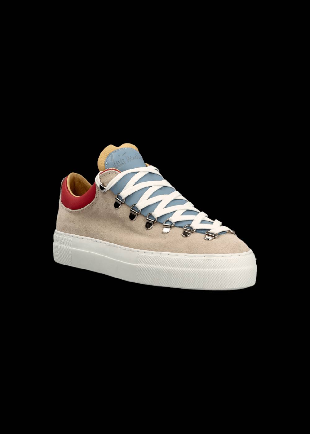 Luis Trenker Sneaker In Vera Pelle Modello Luleona