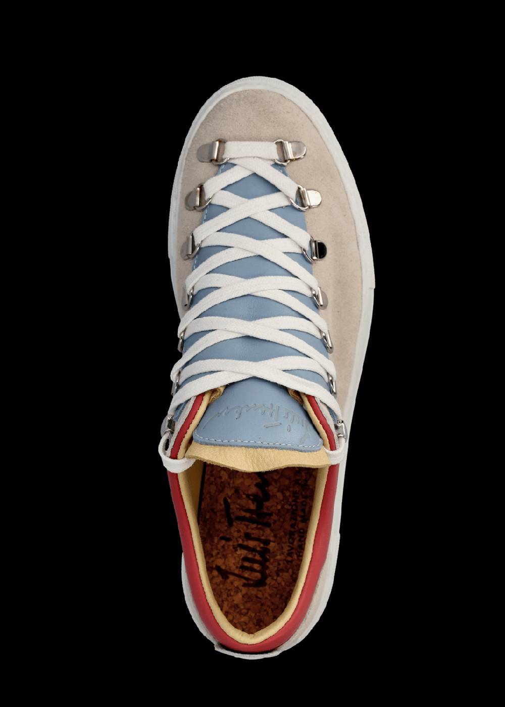 Luis Trenker Sneaker In Vera Pelle Modello Luleona