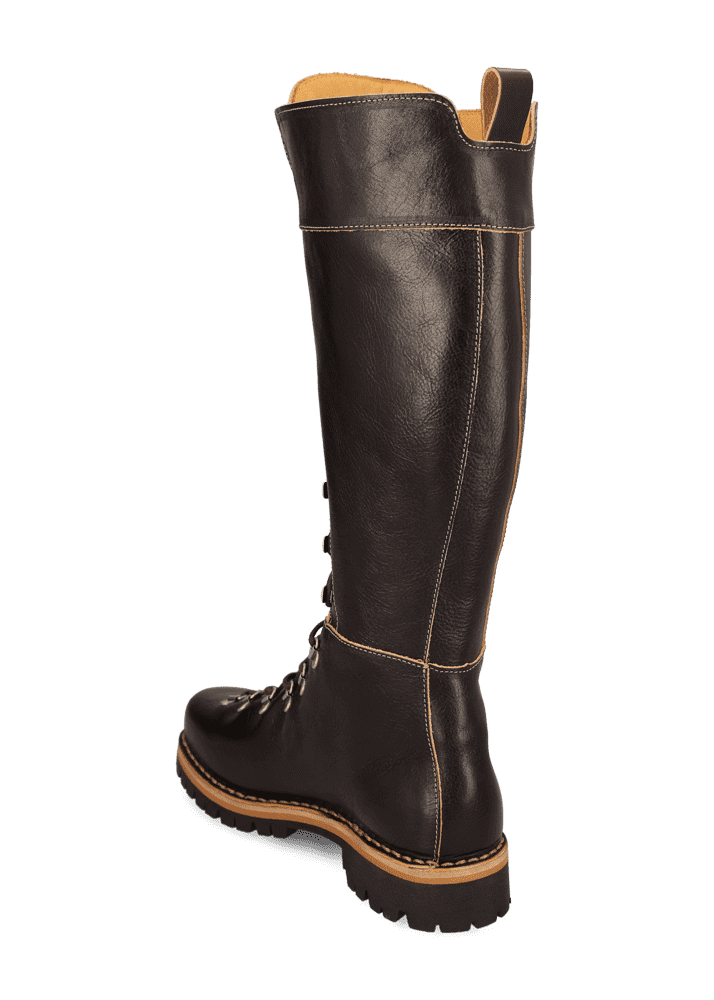 Luis Trenker Stivale In Pelle Con Ricamo Lutina