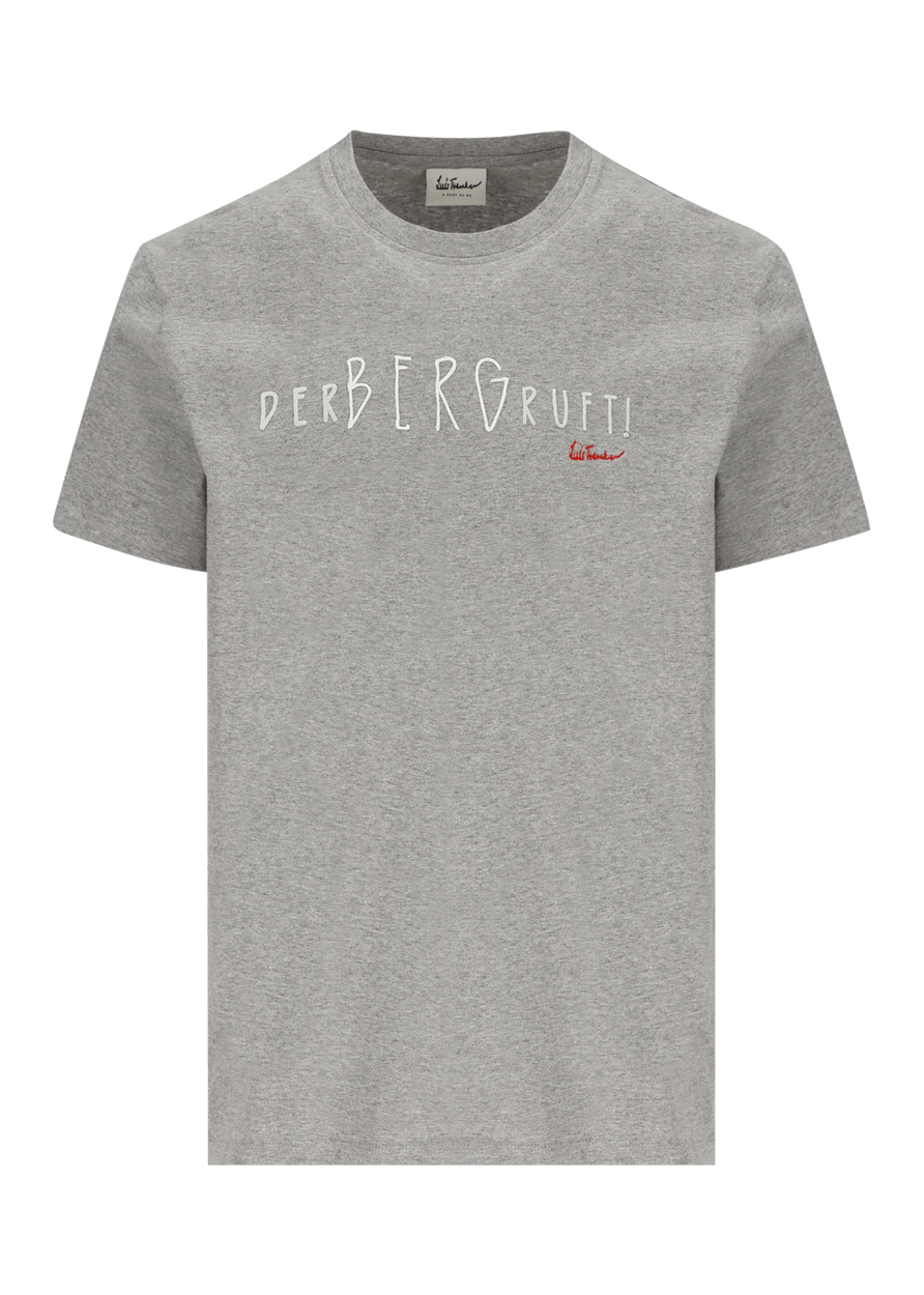 Luis Trenker T-shirt con scritta "Der Berg ruft"