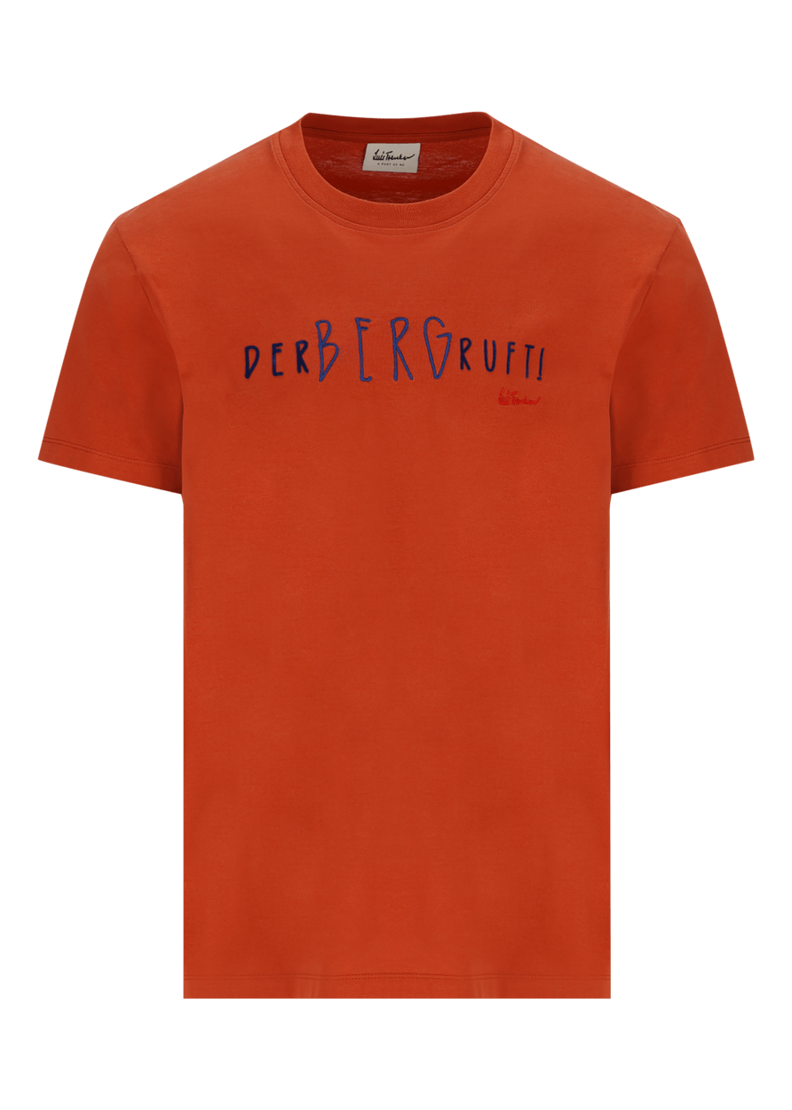 Luis Trenker T-shirt con scritta "Der Berg ruft"