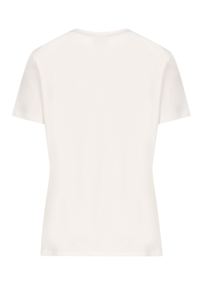 Luis Trenker T-shirt Con Scritta "Lebensfreude"