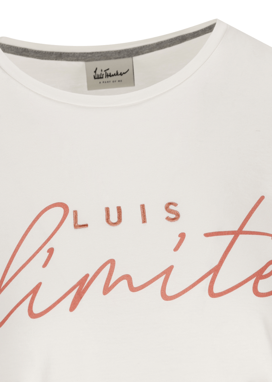 Luis Trenker T-shirt Con Slogan Luis Unlimited