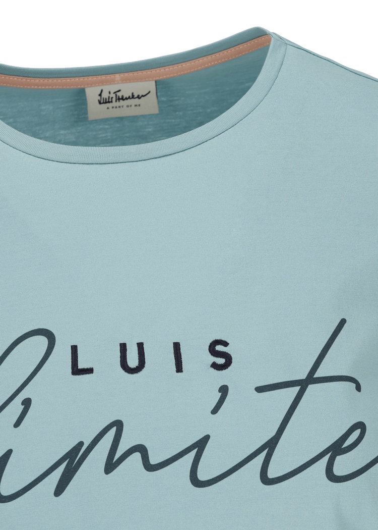 Luis Trenker T-shirt Con Slogan Luis Unlimited