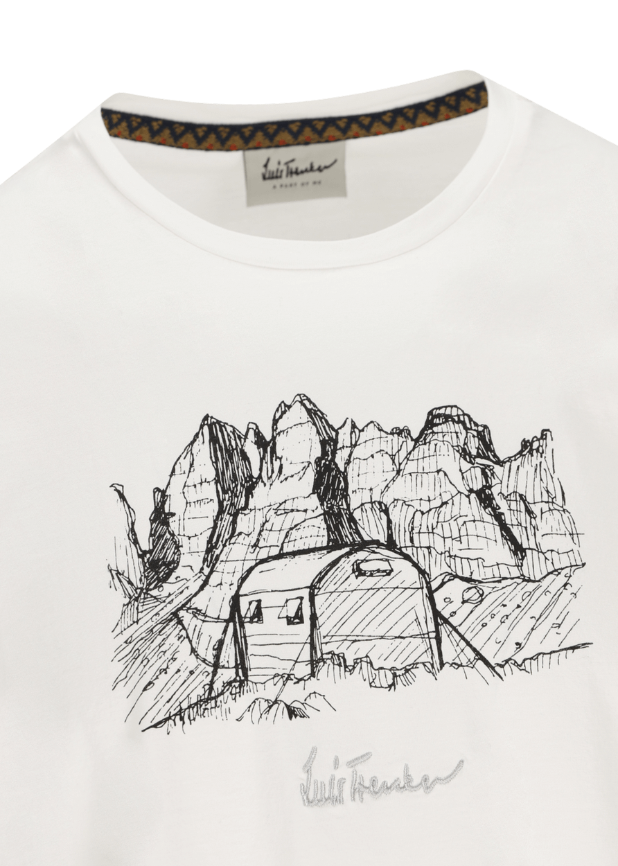 Luis Trenker T-shirt Con Stampa Modello Lulubao