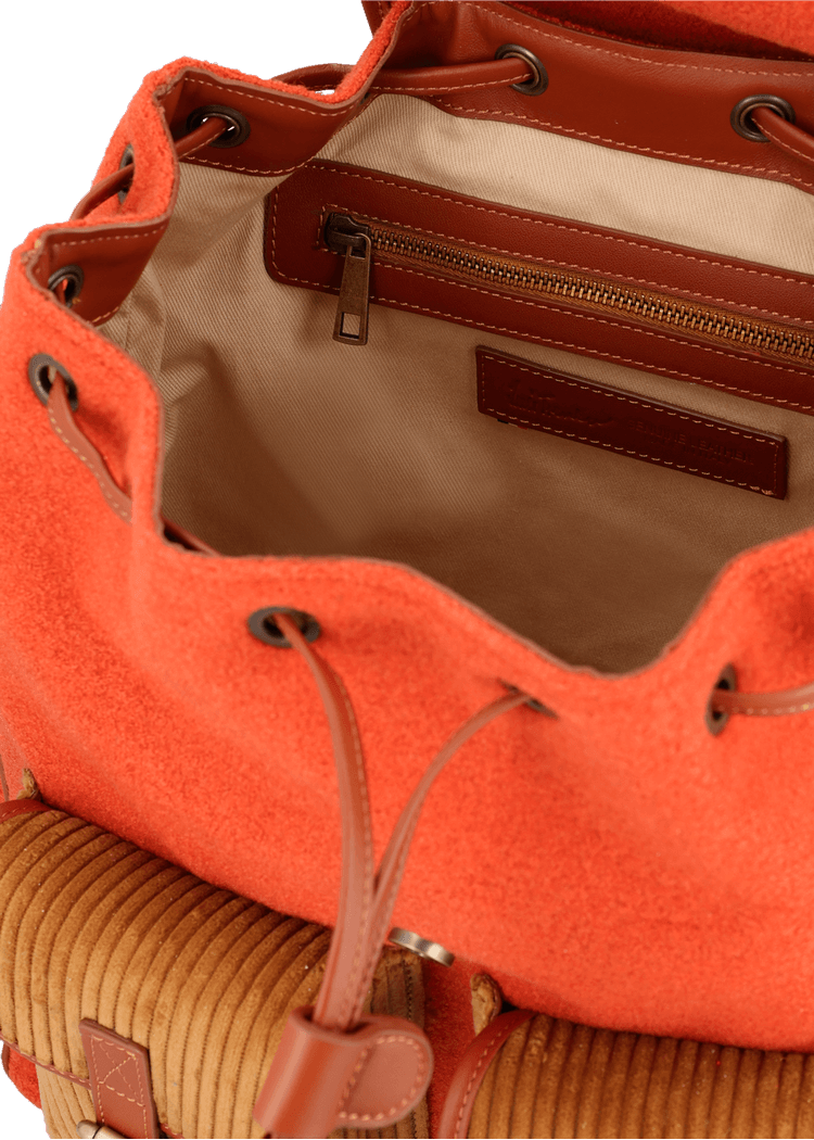 Luis Trenker Zaino In Lana Cotta Modello Lunere