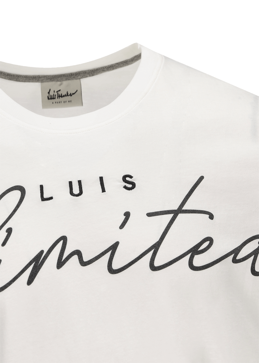 Luis Trenker Maglia A Maniche Corte Con Slogan Luis Unlimited