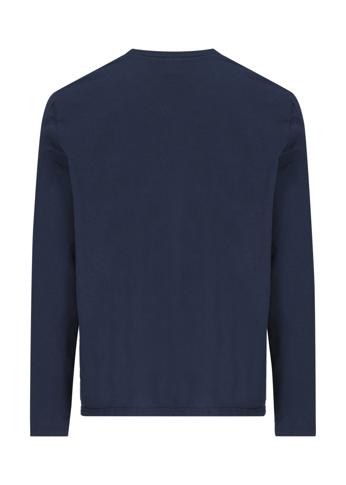 Luis Trenker Maglia A Maniche Lunghe Con Scritta Bergfreund