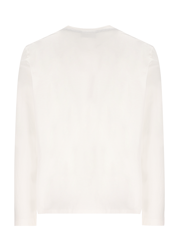 Luis Trenker Maglia A Maniche Lunghe Con Scritta Bergfreund