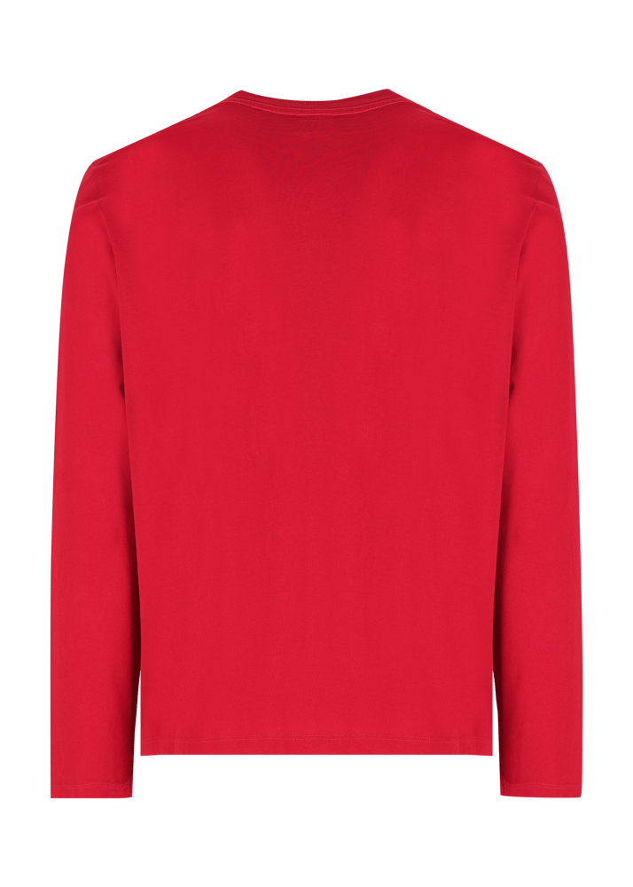 Luis Trenker Maglia A Maniche Lunghe Con Scritta Bergfreund