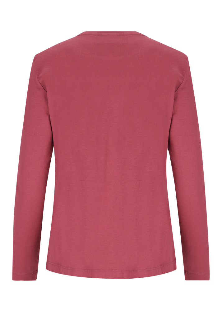 Luis Trenker Maglia A Maniche Lunghe Con Scritta "Bergfreundin"