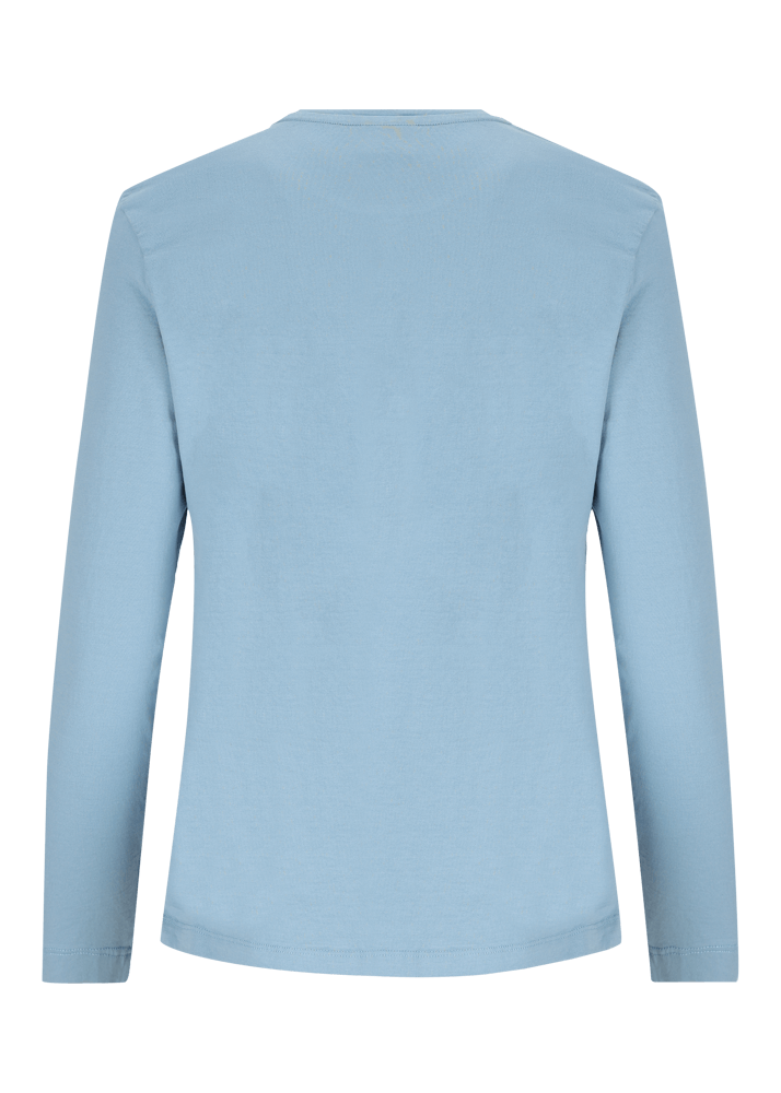 Luis Trenker Maglia A Maniche Lunghe Con Scritta "Bergfreundin"