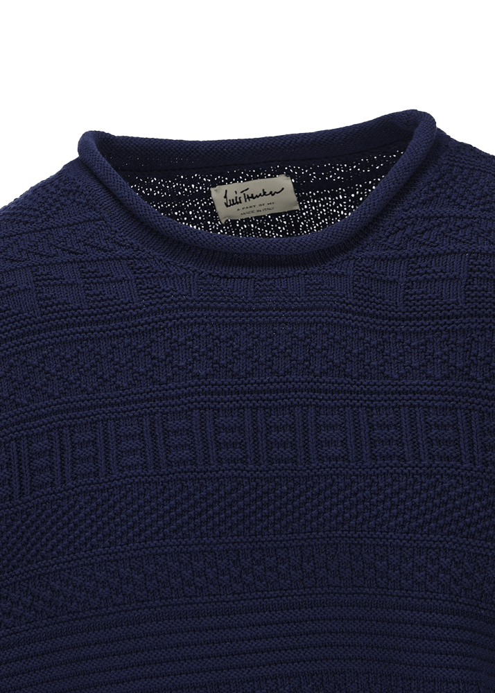 Luis Trenker Maglione Con Scollo Rotondo Modello Luwapp