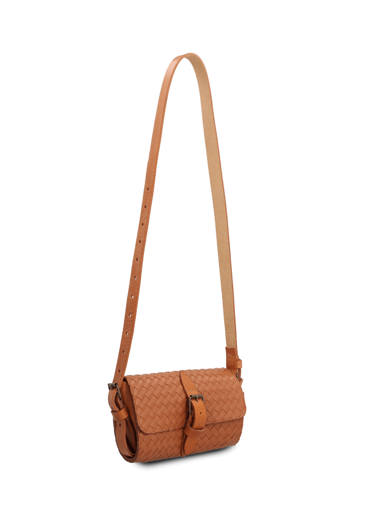 Luis Trenker Marsupio In Pelle Intrecciata Modello Lurenee