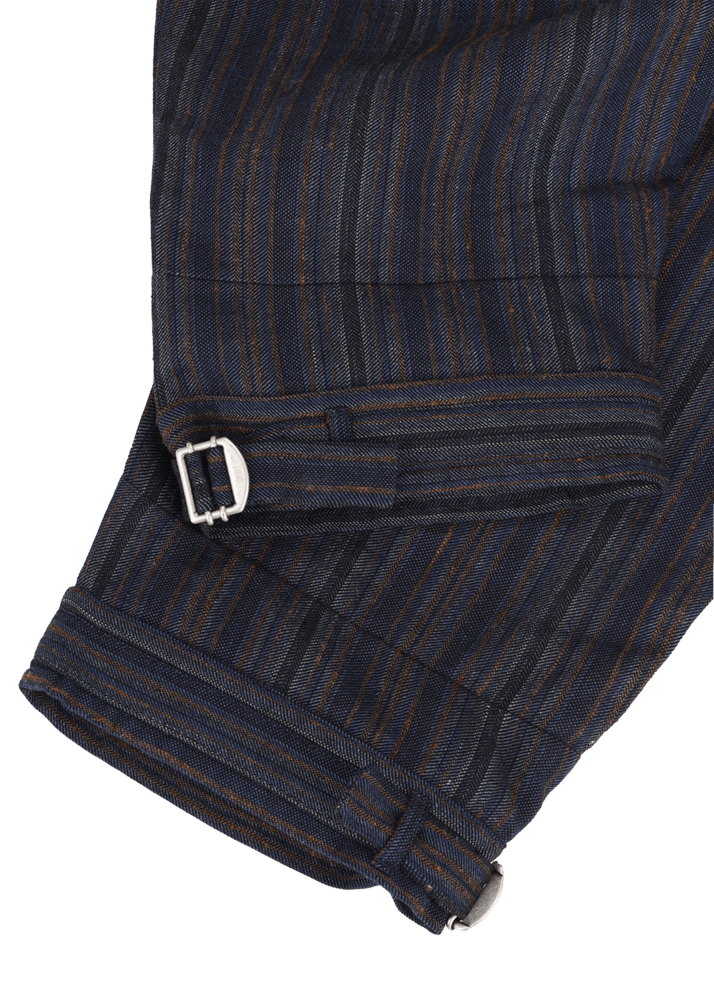 Luis Trenker Pantaloni Alla Zuava Con Motivo A Righe Modello Lustanislaus