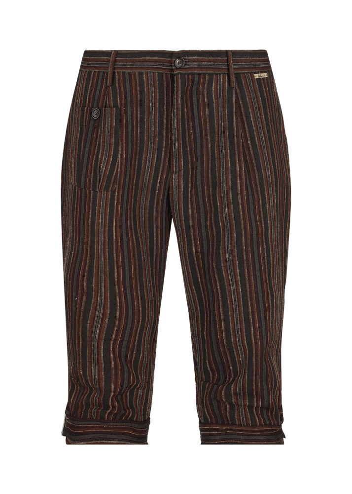 Luis Trenker Pantaloni Alla Zuava Con Motivo A Righe Modello Lustanislaus
