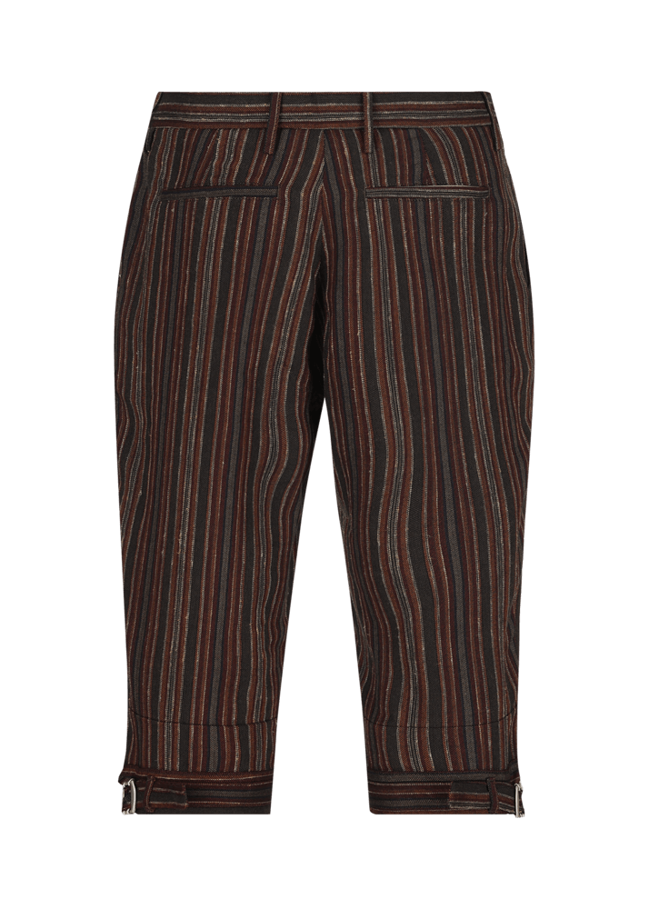 Luis Trenker Pantaloni Alla Zuava Con Motivo A Righe Modello Lustanislaus