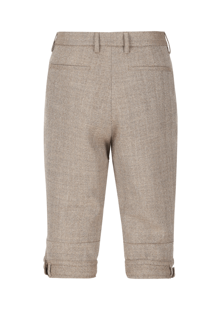 Luis Trenker Pantaloni Alla Zuava Con Motivo A Spina Di Pesce Lustanislaus