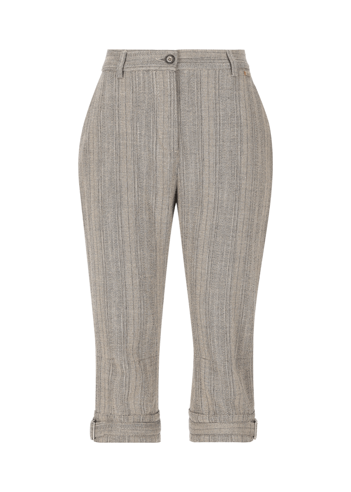 Luis Trenker Pantaloni Alla Zuava Con Motivo A Spina Di Pesce Lulieselotte