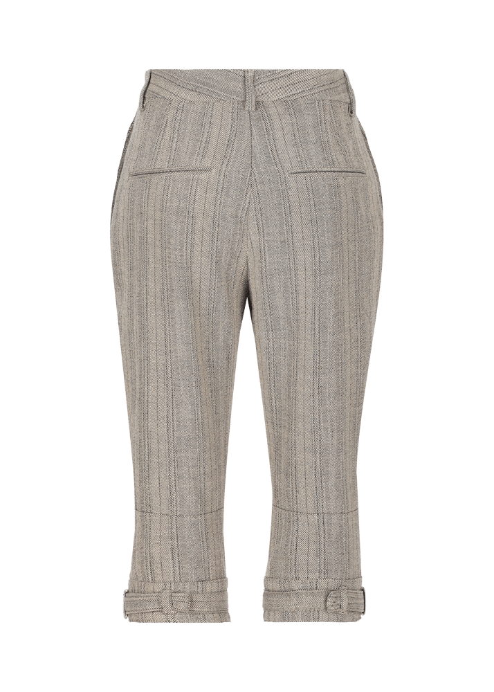 Luis Trenker Pantaloni Alla Zuava Con Motivo A Spina Di Pesce Lulieselotte