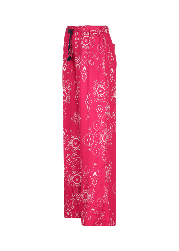Luis Trenker Pantaloni Ampi Con Stampa Bandana Modello Luliana