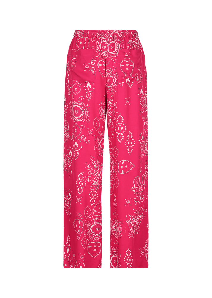 Luis Trenker Pantaloni Ampi Con Stampa Bandana Modello Luliana