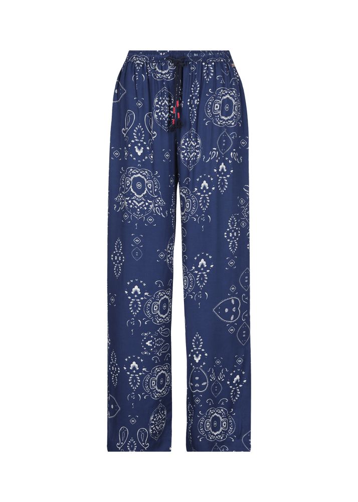 Luis Trenker Pantaloni Ampi Con Stampa Bandana Modello Luliana