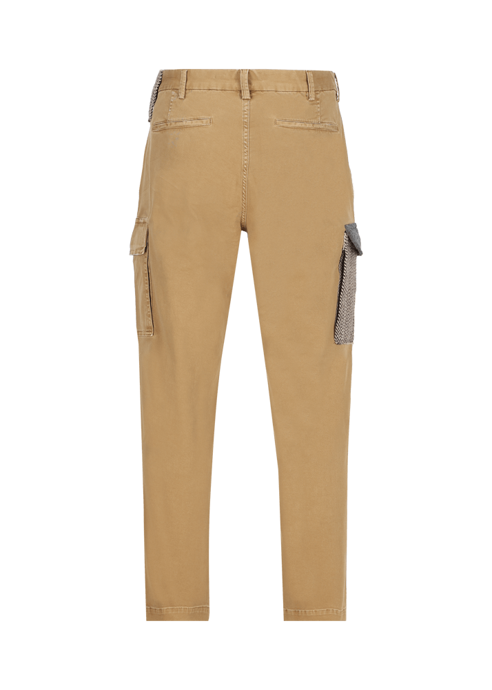 Luis Trenker Pantaloni Cargo Dal Look Usurato Luberno