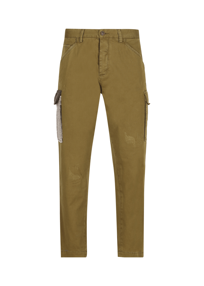 Luis Trenker Pantaloni cargo dal look usurato Luberno