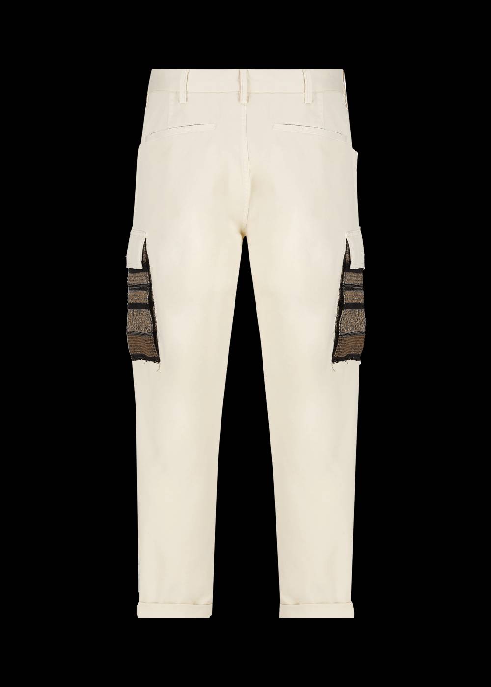 Luis Trenker Pantaloni Cargo In Gabardine Di Cotone Modello Luberno