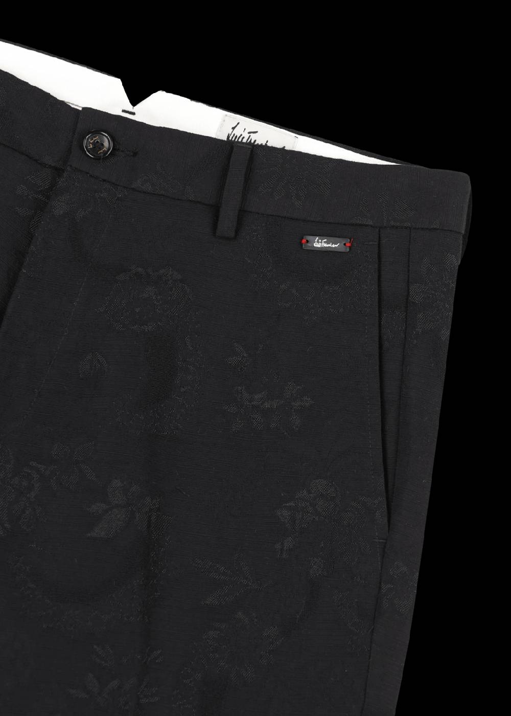 Luis Trenker Pantaloni Chino Con Motivo In Jacquard Modello Lubruneu