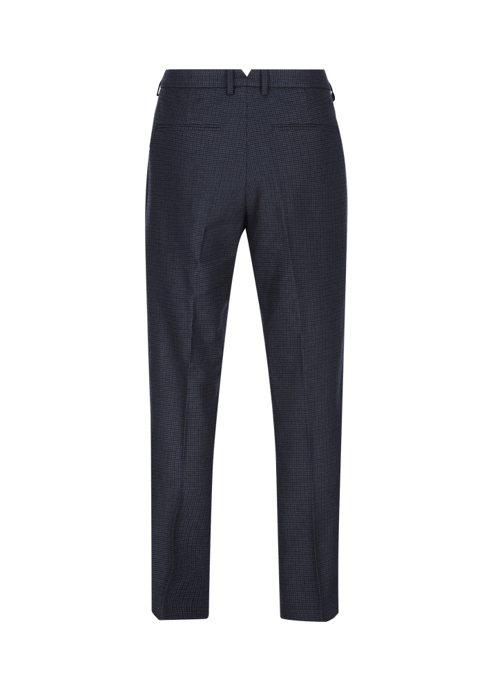 Luis Trenker Pantaloni Chino Con Motivo Pied-de-poule Lubogi