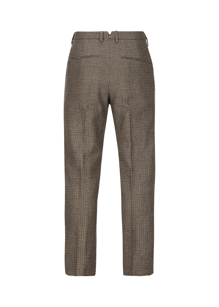 Luis Trenker Pantaloni Chino Con Motivo Pied-de-poule Lubogi