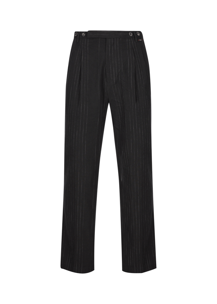 Luis Trenker Pantaloni Chino Con Pinces Modello Lubrian