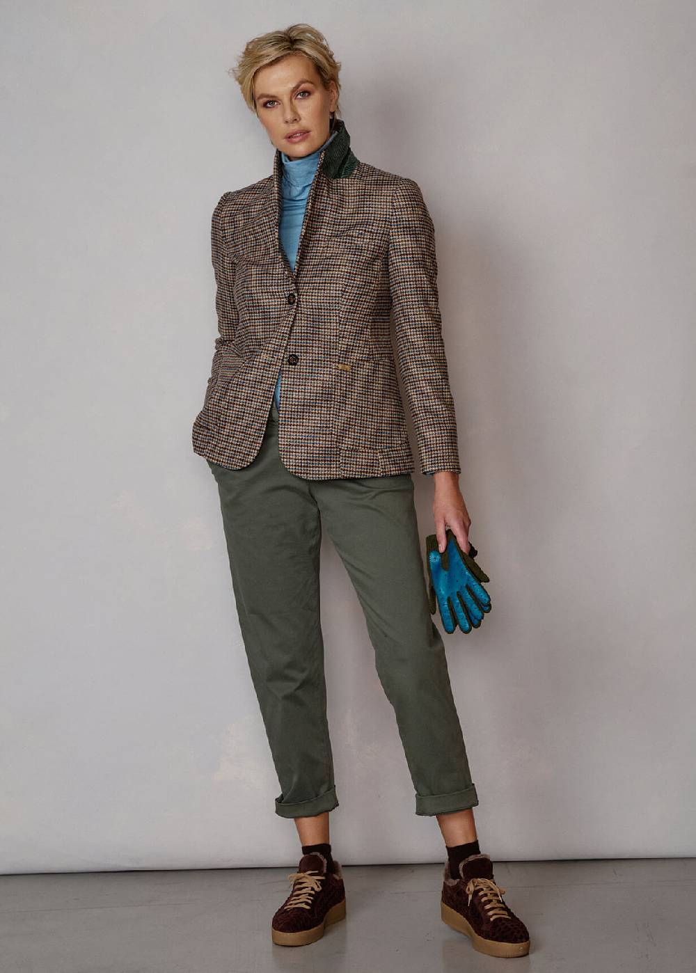 Luis Trenker Pantaloni chino in cotone elasticizzato modello Luloraine