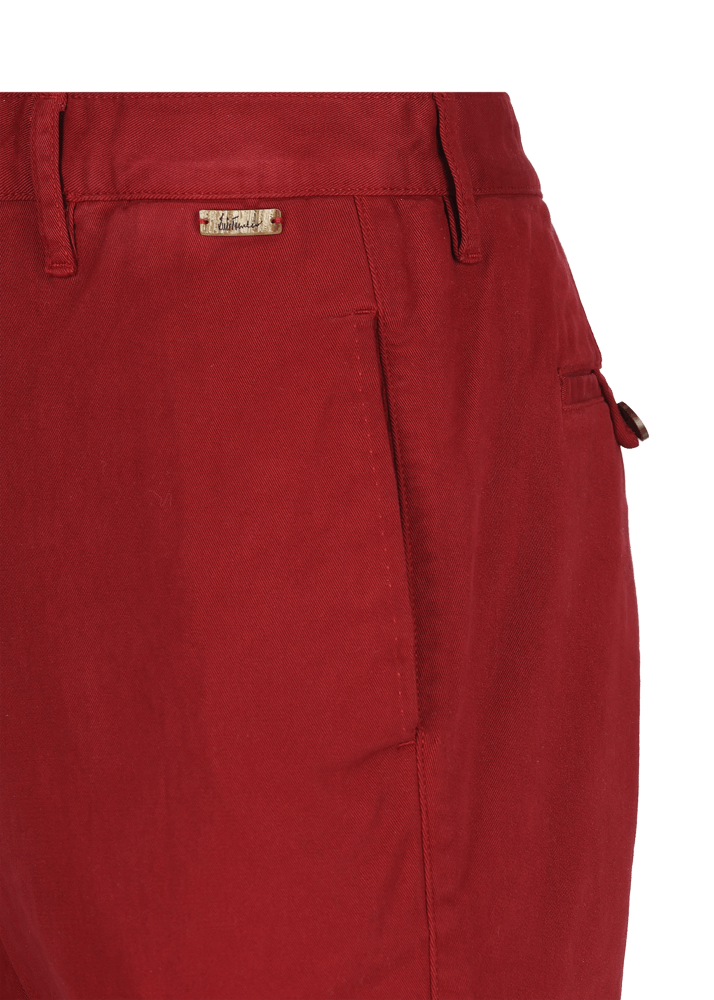 Luis Trenker Pantaloni Chino In Cotone Elasticizzato Modello Lubono