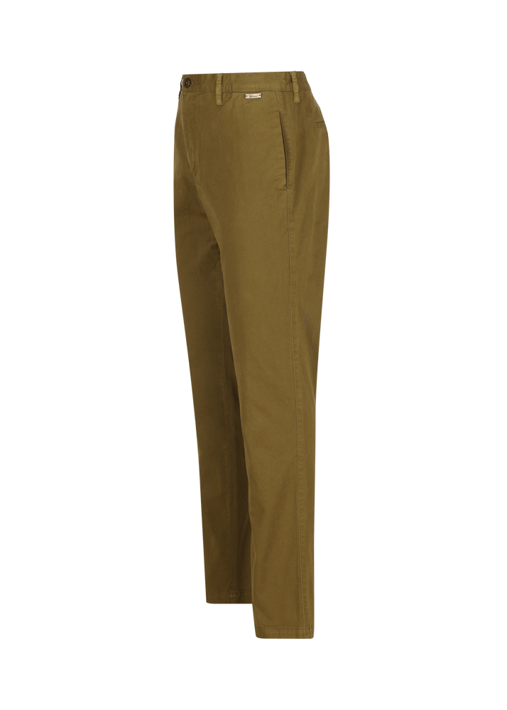 Luis Trenker Pantaloni Chino In Cotone Elasticizzato Modello Lubono