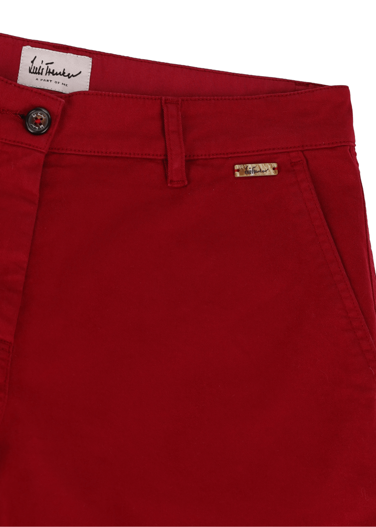 Luis Trenker Pantaloni Chino In Gabardine Di Cotone Modello Luloraine