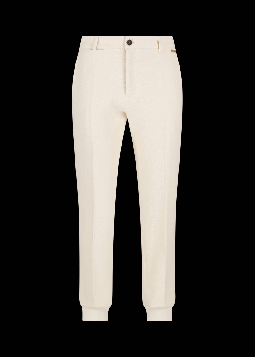 Luis Trenker Pantaloni Chino In Jersey Felpato Modello Lubrizzo